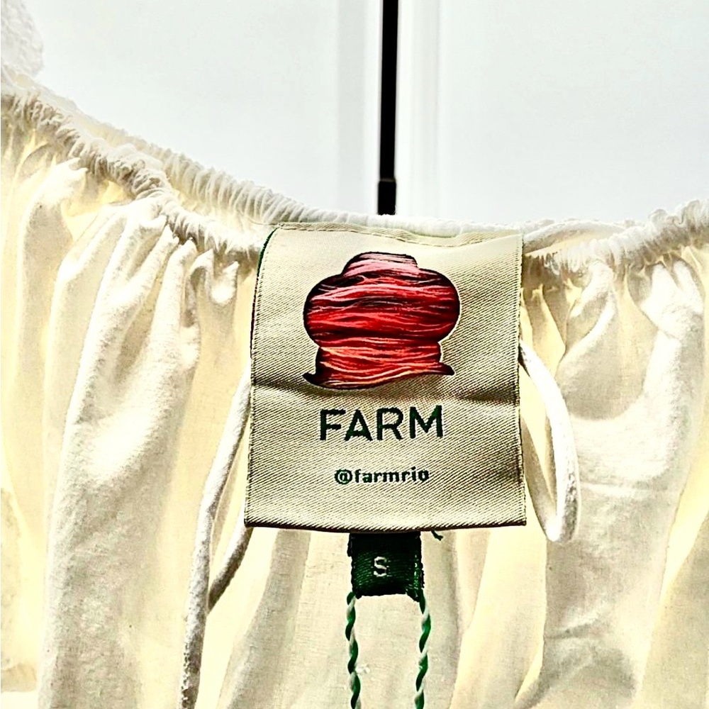 FARM Rio White Ruffled Blouse - Picture 5 of 6